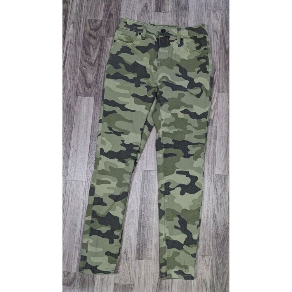 Nili Lotan Womens Size 0 Skinny Camo Camouflage Denim Jeans